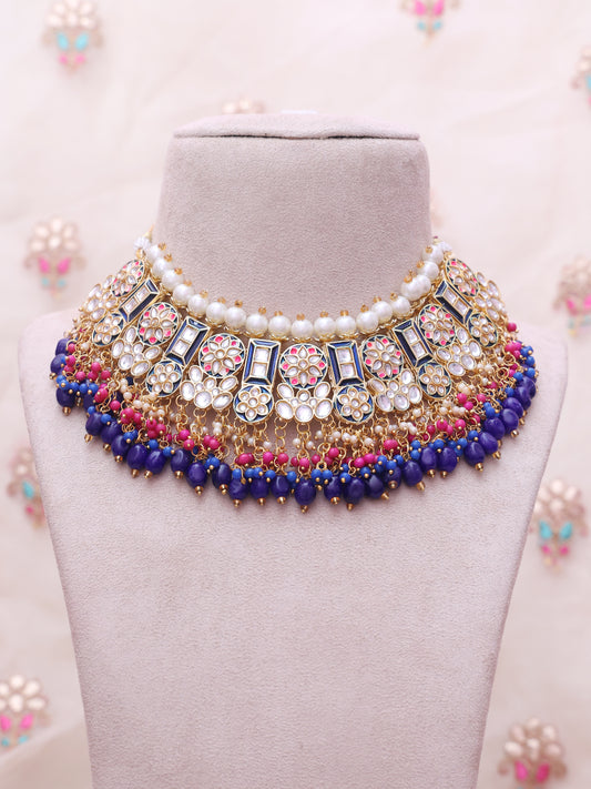 Blue Ariya Necklace Set