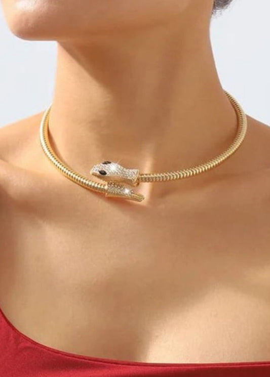 Serpenti Snake Western Choker Necklace