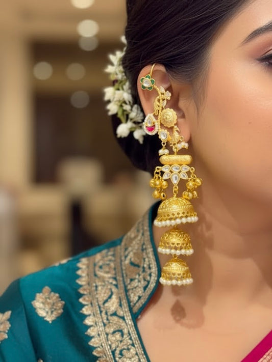 Gul Kashmiri Premium Jhumkas