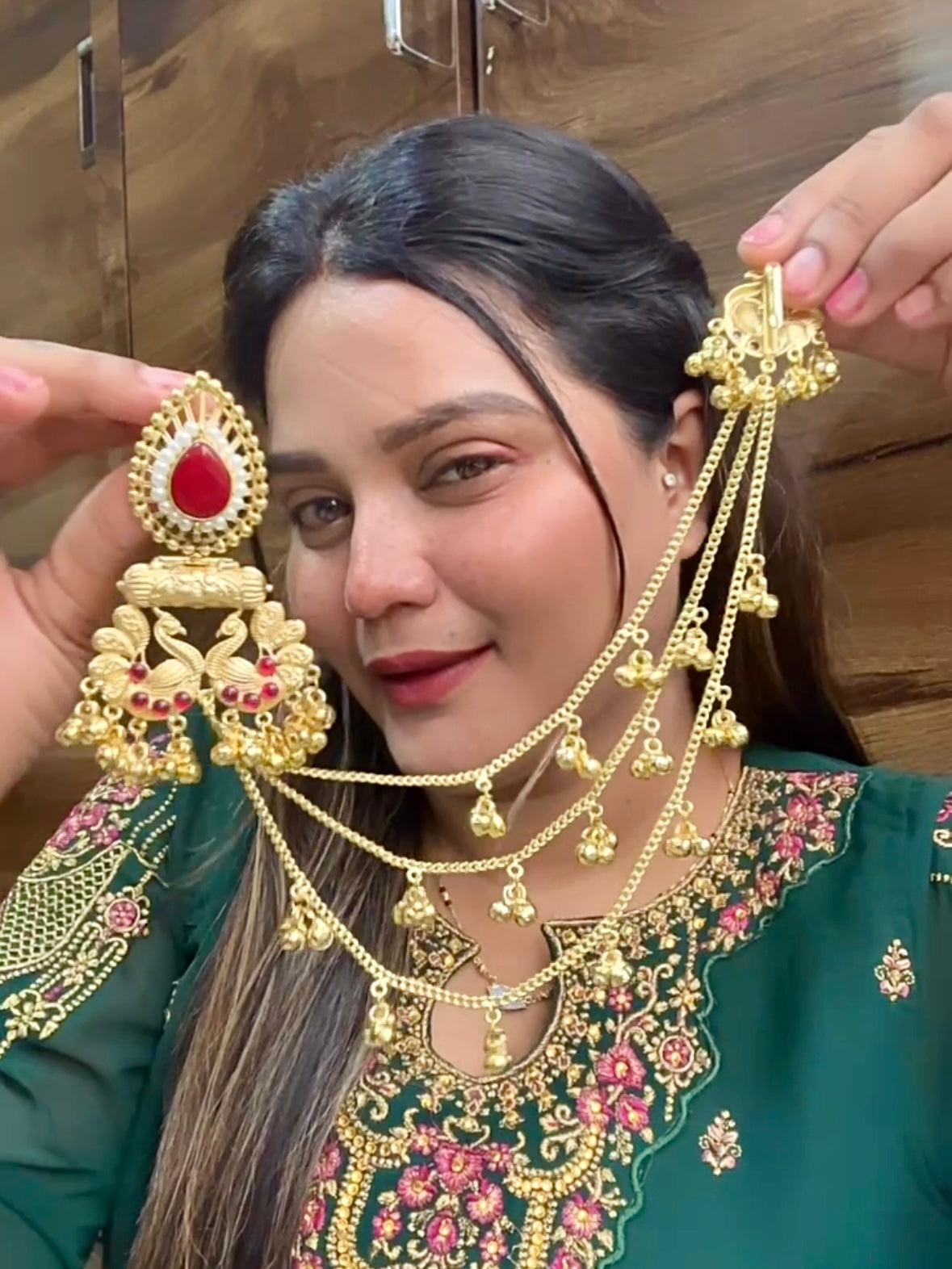 Morni Premium Brass Sahara / Kaanchain Earrings