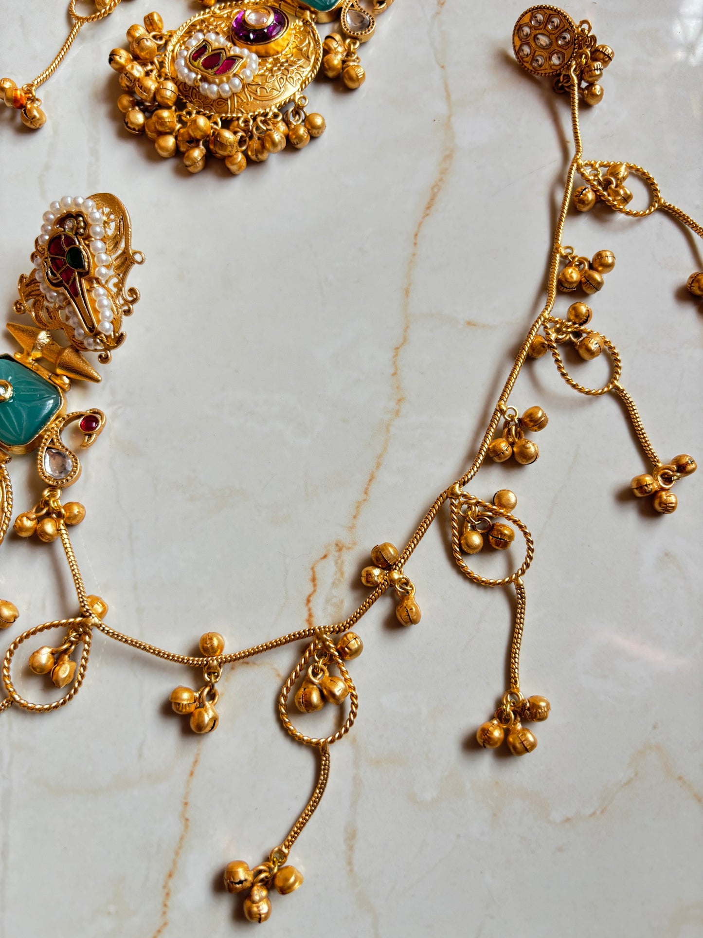 Trisha Kashmiri Premium Brass Earrings