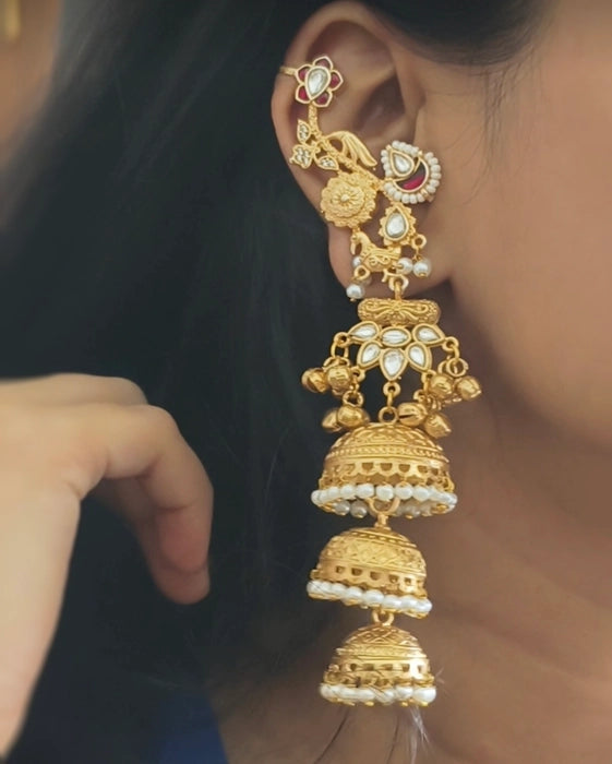 Gul Kashmiri Premium Jhumkas