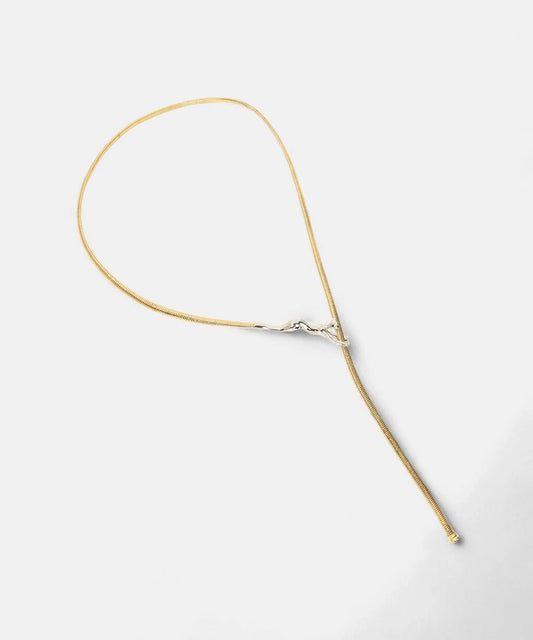 Golden Jaguar Western Necklace