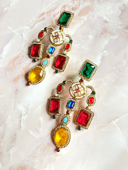 Multicolor Deepa Designer Earrings