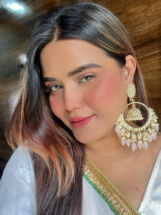 Baby Pink Falak Jhumki Balis