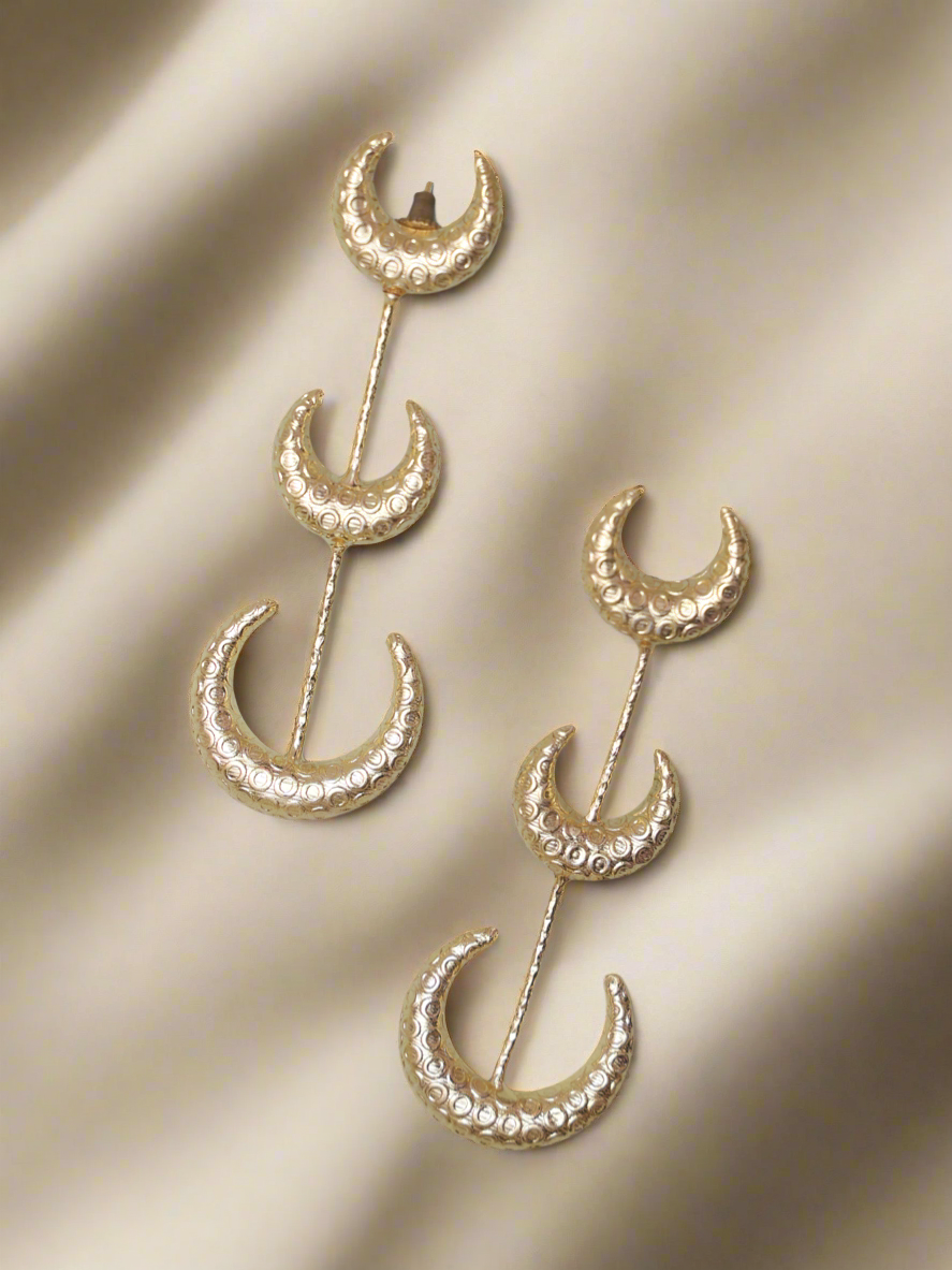 3 Chand Western Earrings