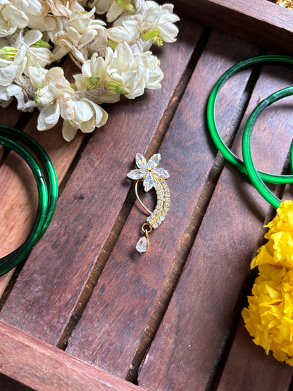 Shanaya Diamond Style Indowestern Nose Pin