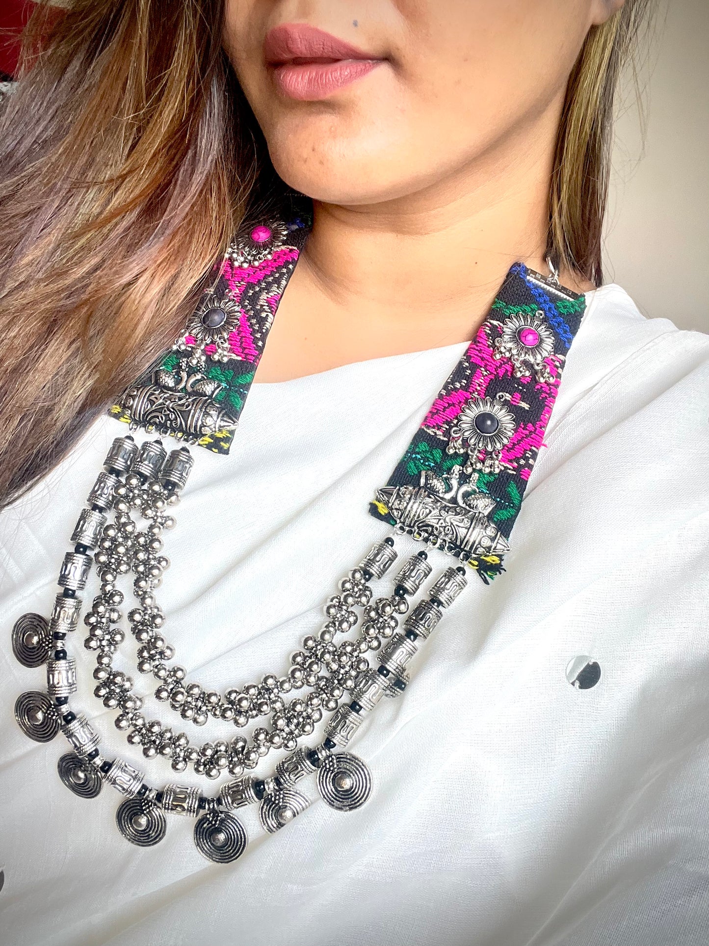 Shikha Statement Oxidised Necklace