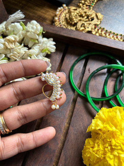 Ritu Diamond Style Indowestern Nose Pin