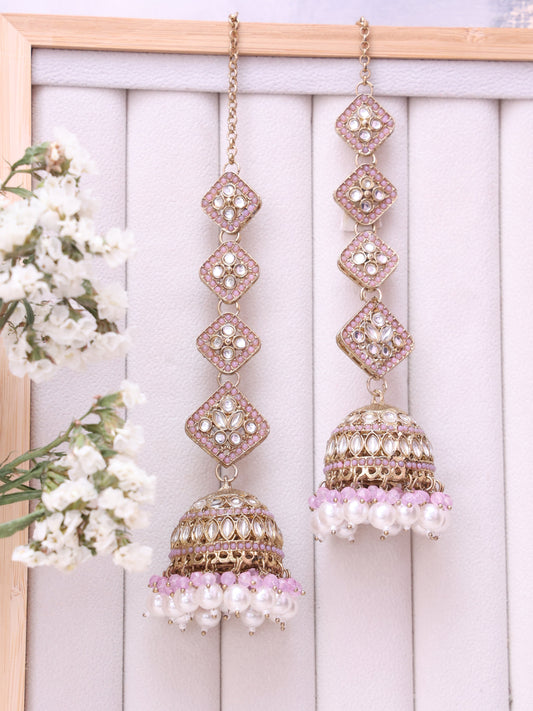 Lilac Nagamma Jhumkis