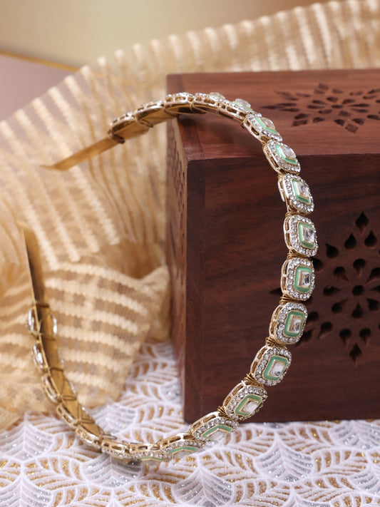Green Madhukasa Mathapatti Hairband