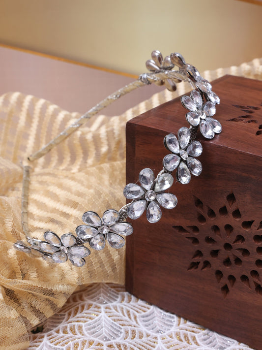 Silver Udvaha Mathapatti Hairband