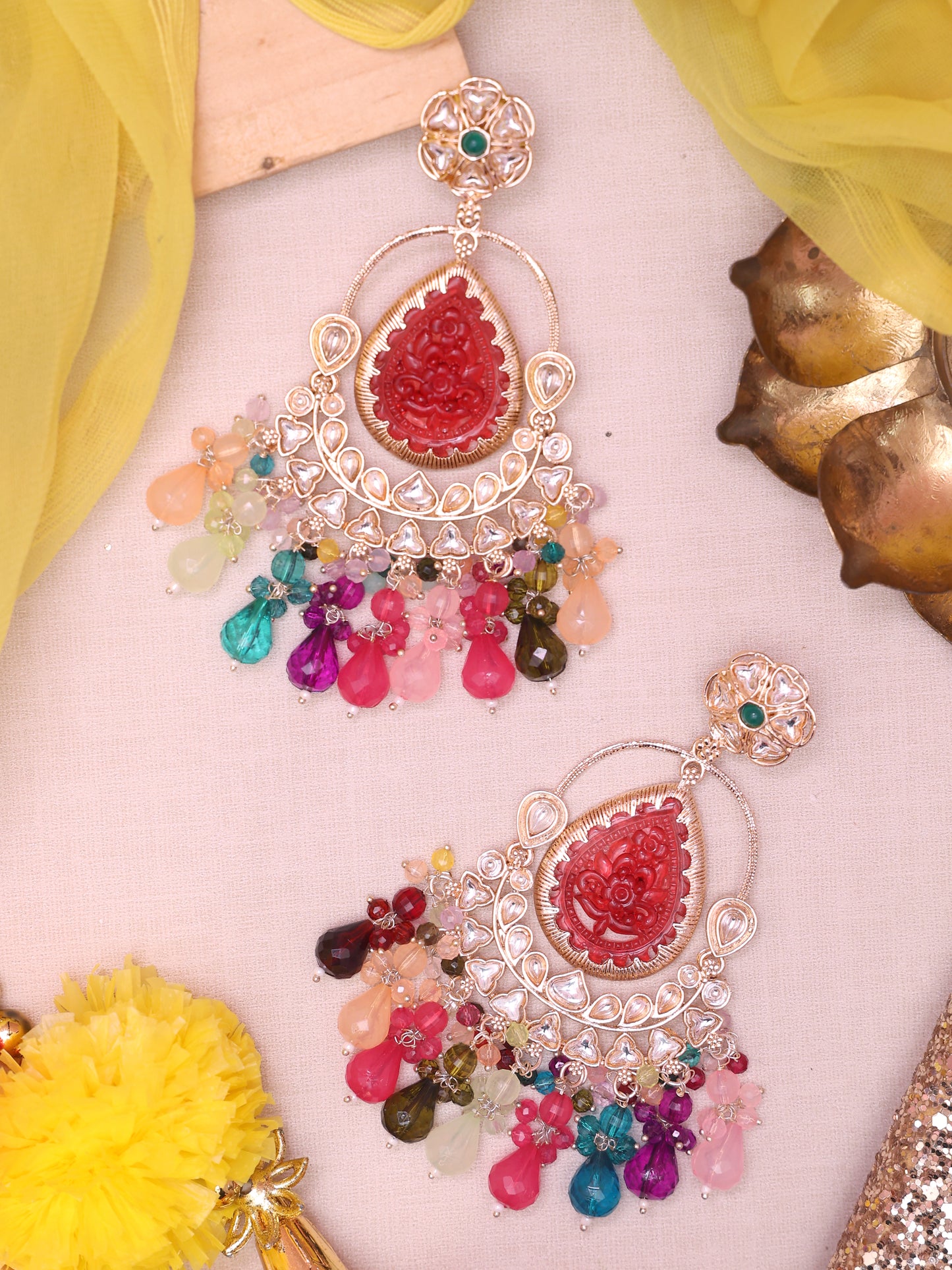 Multicolor Lysa Designer Earrings