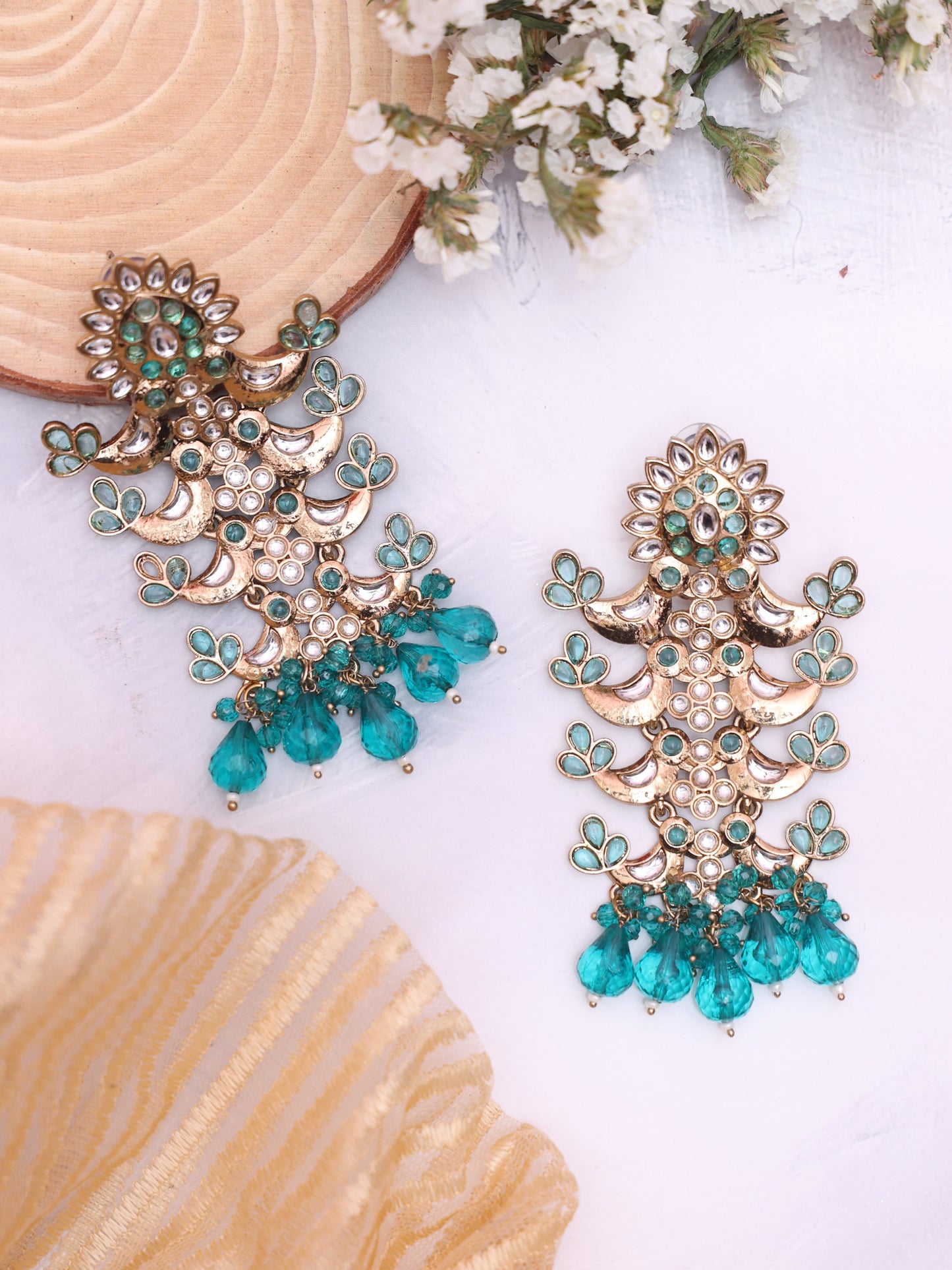 Turquoise Suyasa Designer Earrings