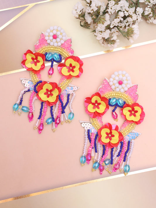 Multicolor Zhanvi Earrings