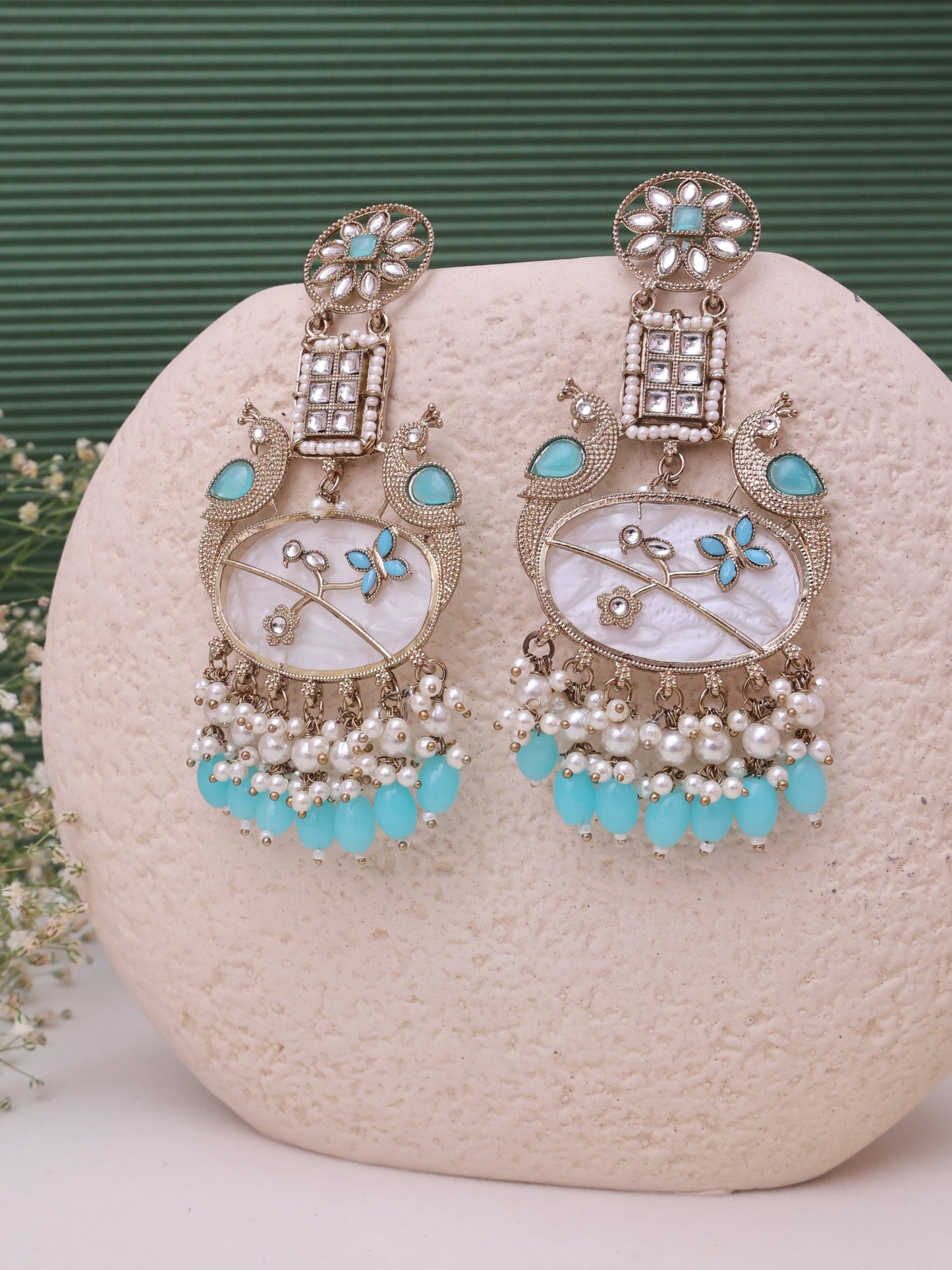 Turquoise Sachita Designer Earrings