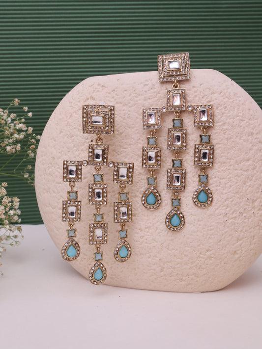 Turquoise Shanika Designer Earrings