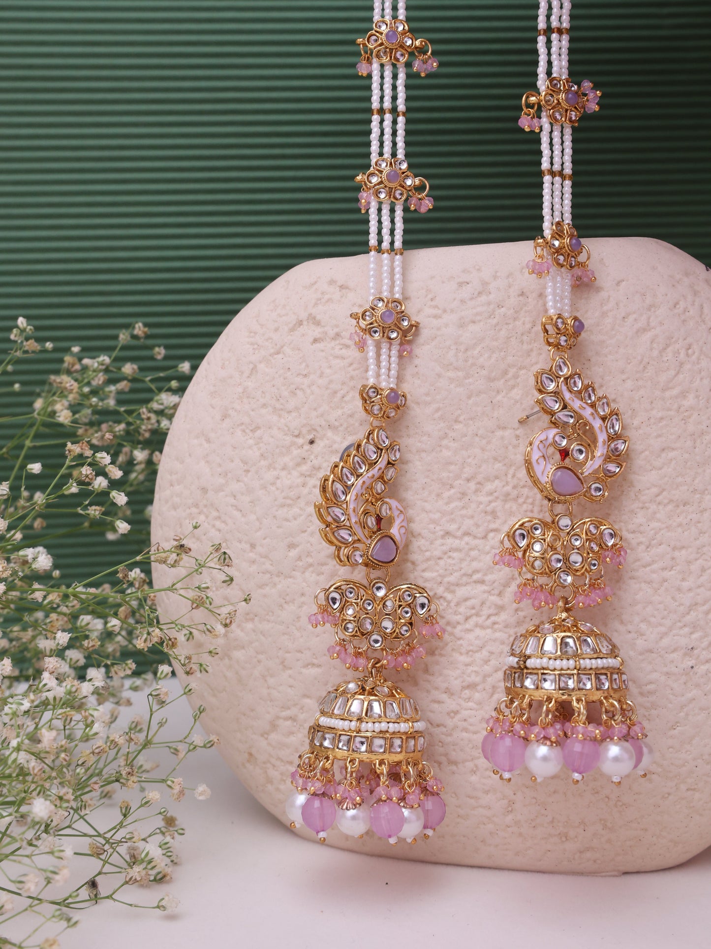 Lilac Tamana Sahara Jhumkis