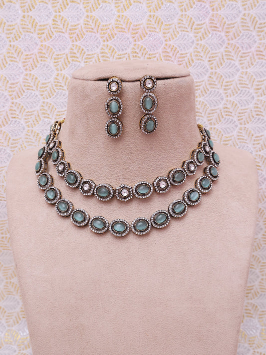 Mint Raga Necklace Set