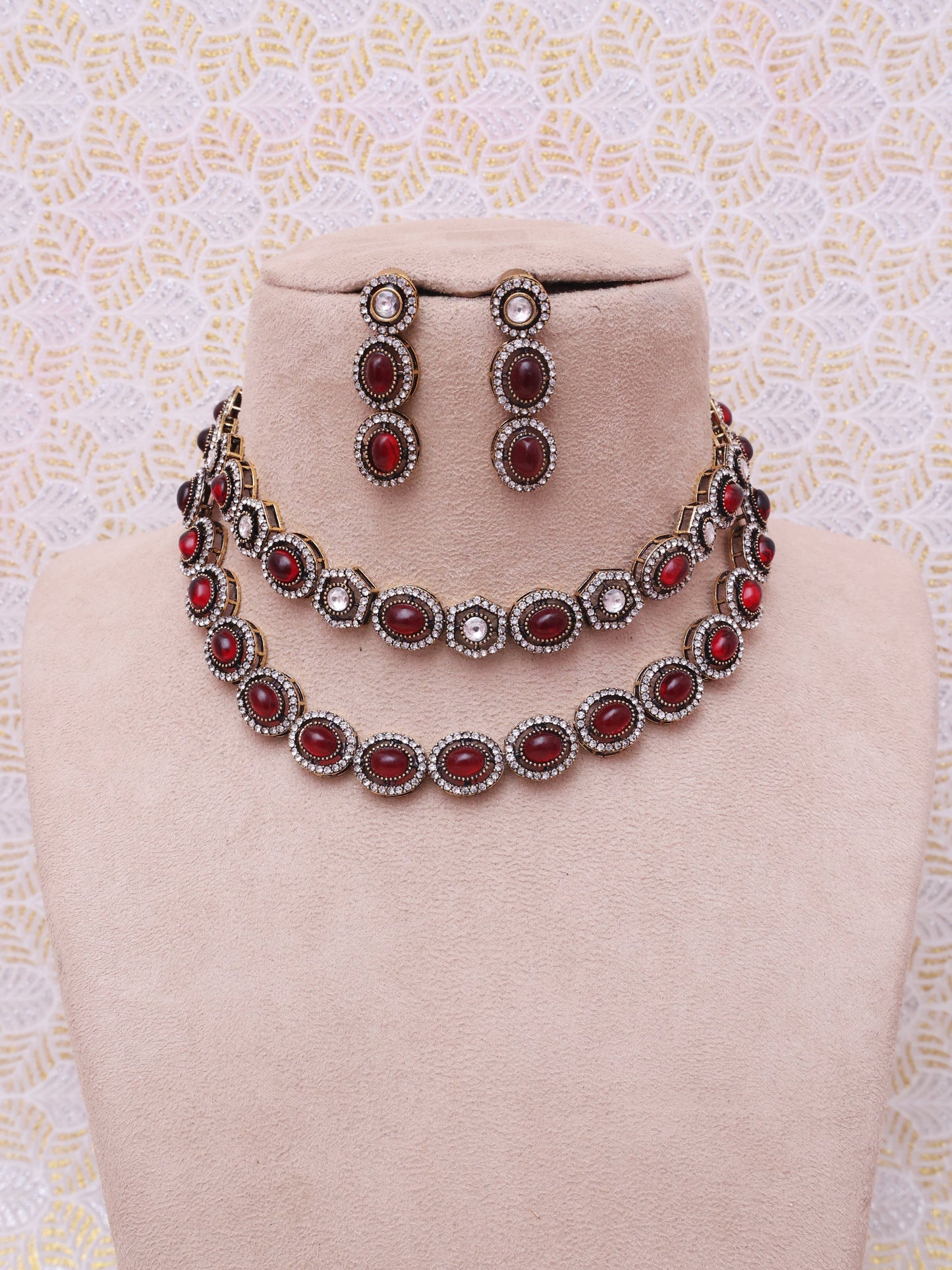 Red Raga Necklace Set