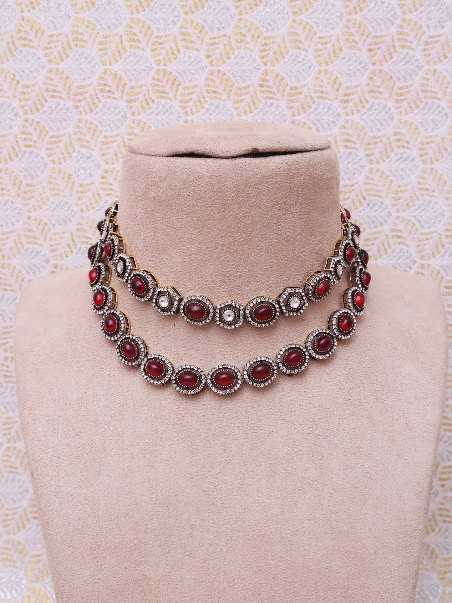 Red Raga Necklace Set