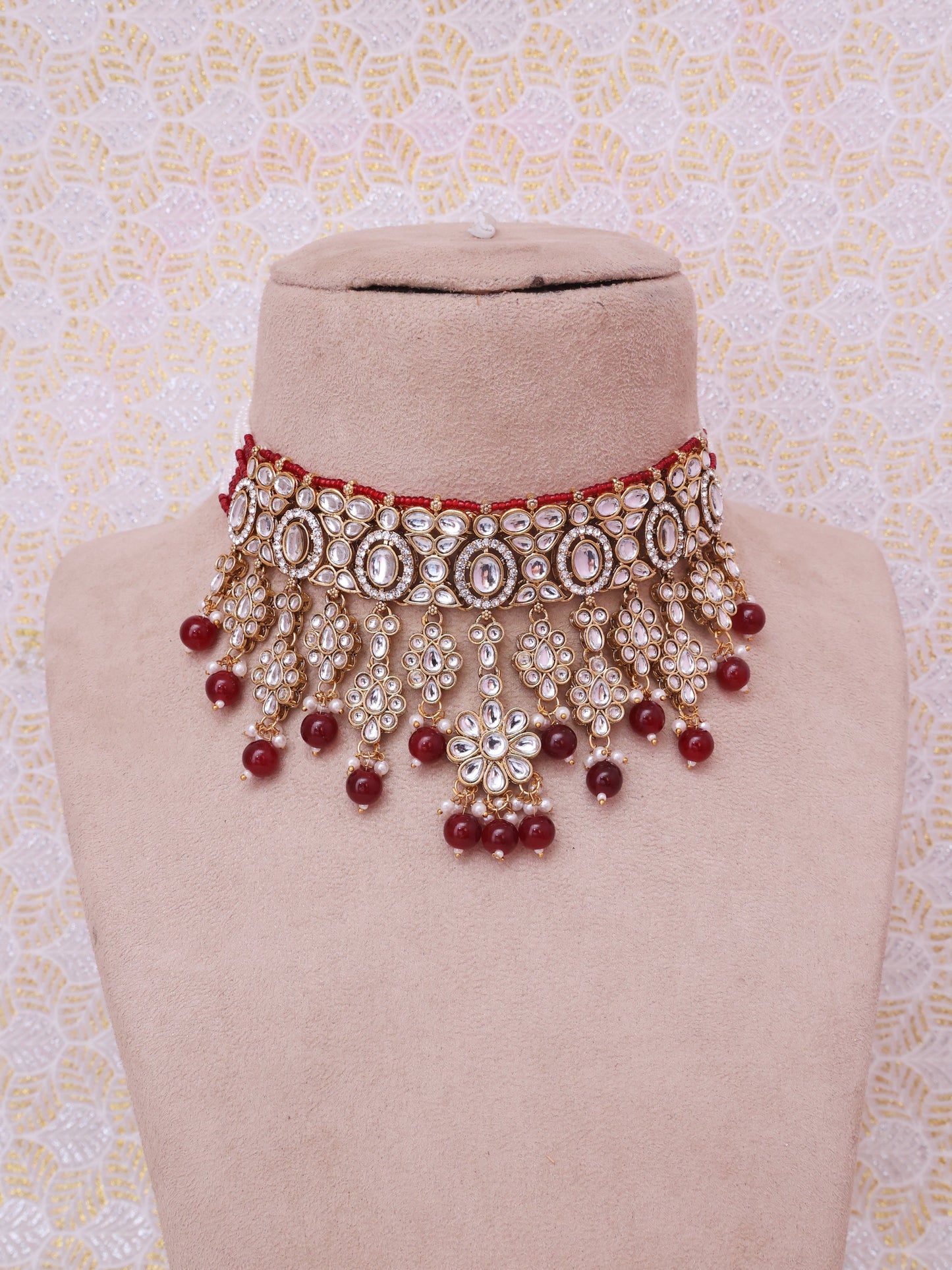 Red Willona Necklace Set