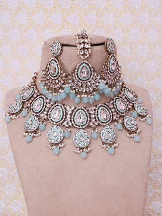 Turquoise Maya Necklace Set