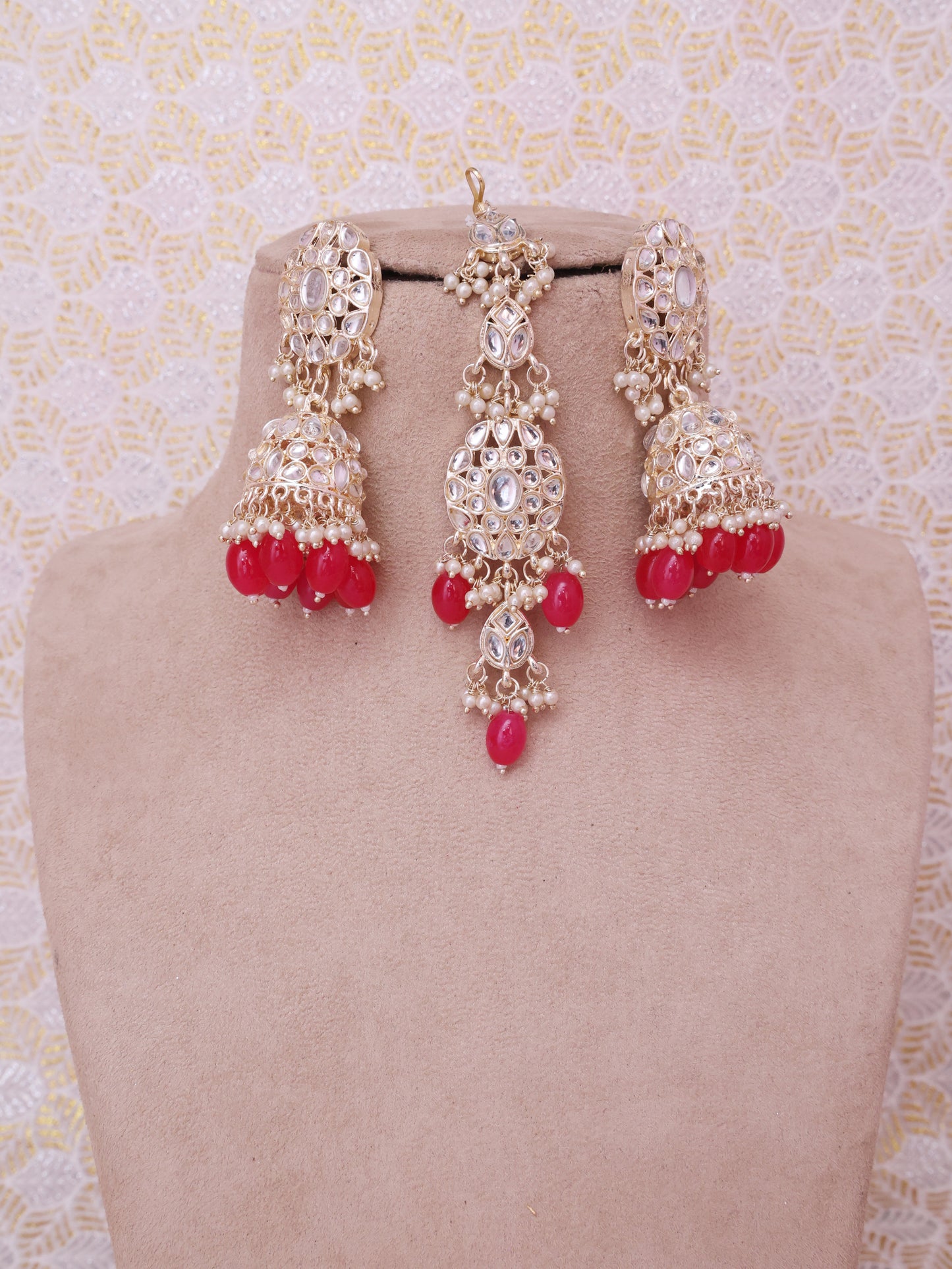 Pink Clement Necklace Set