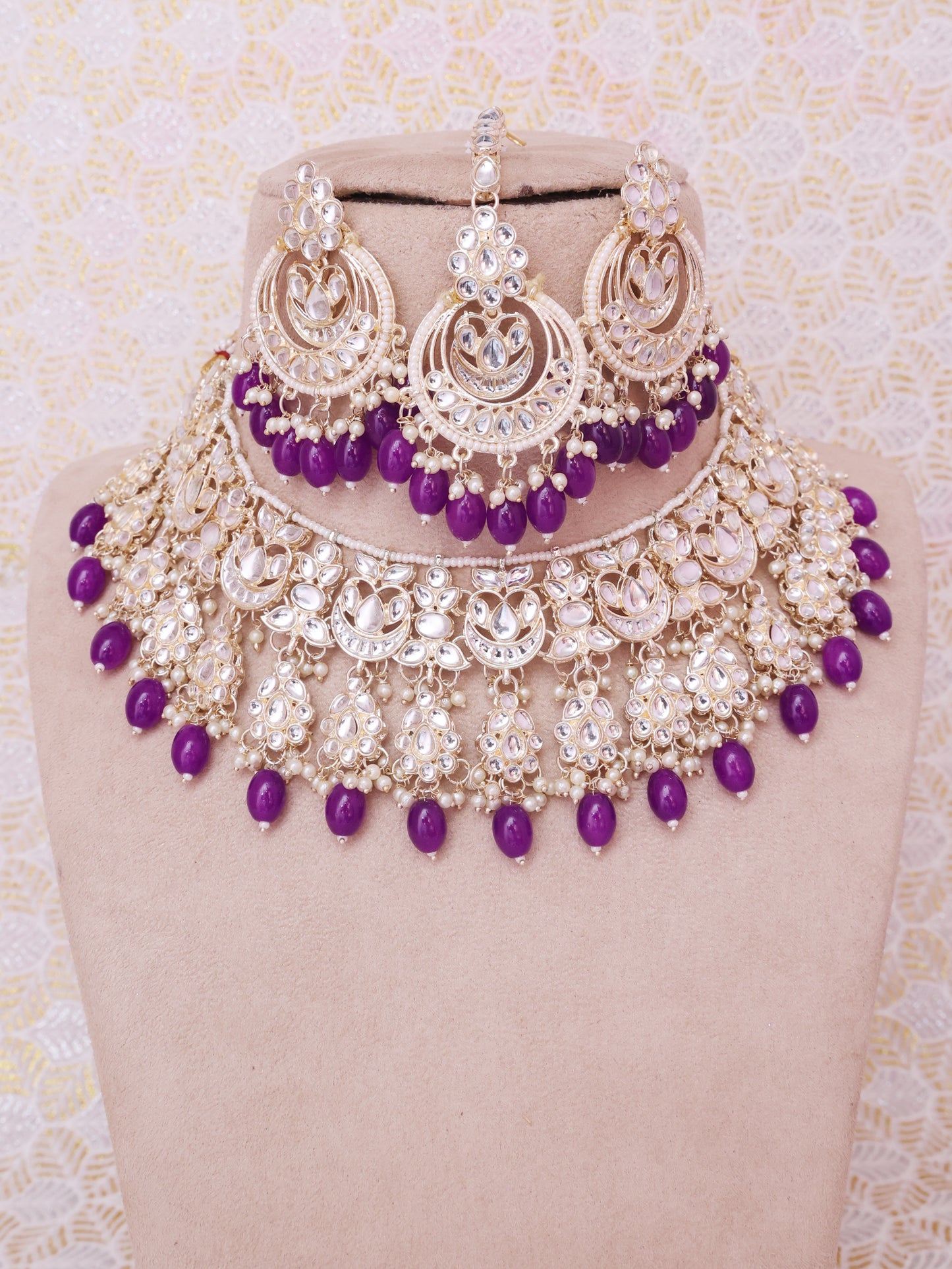 Purple Jemma Necklace Set