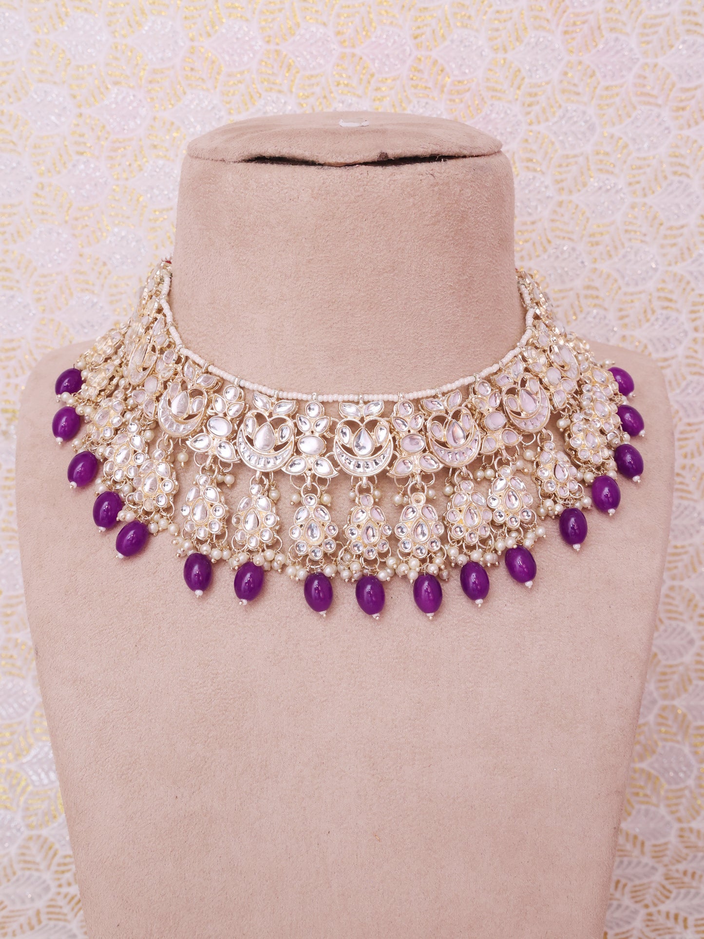 Purple Jemma Necklace Set