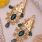 Emerald Nita Premium Brass Jhumkis