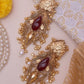 Golden Nabitha Premium Brass Earrings