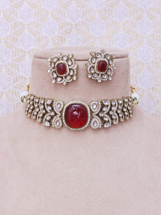 Red Elisha Necklace Set