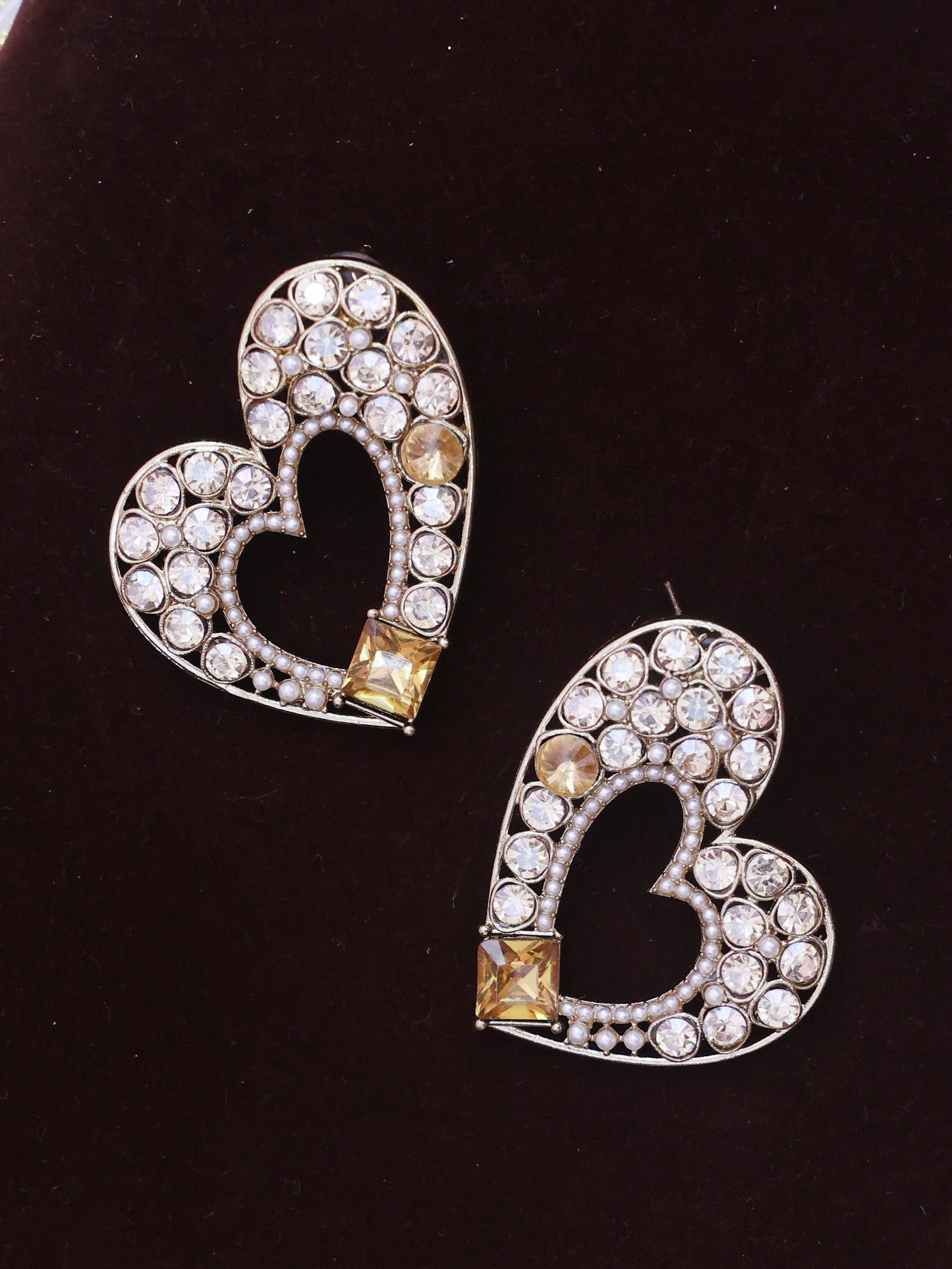 Heart Shaped Western Earrings