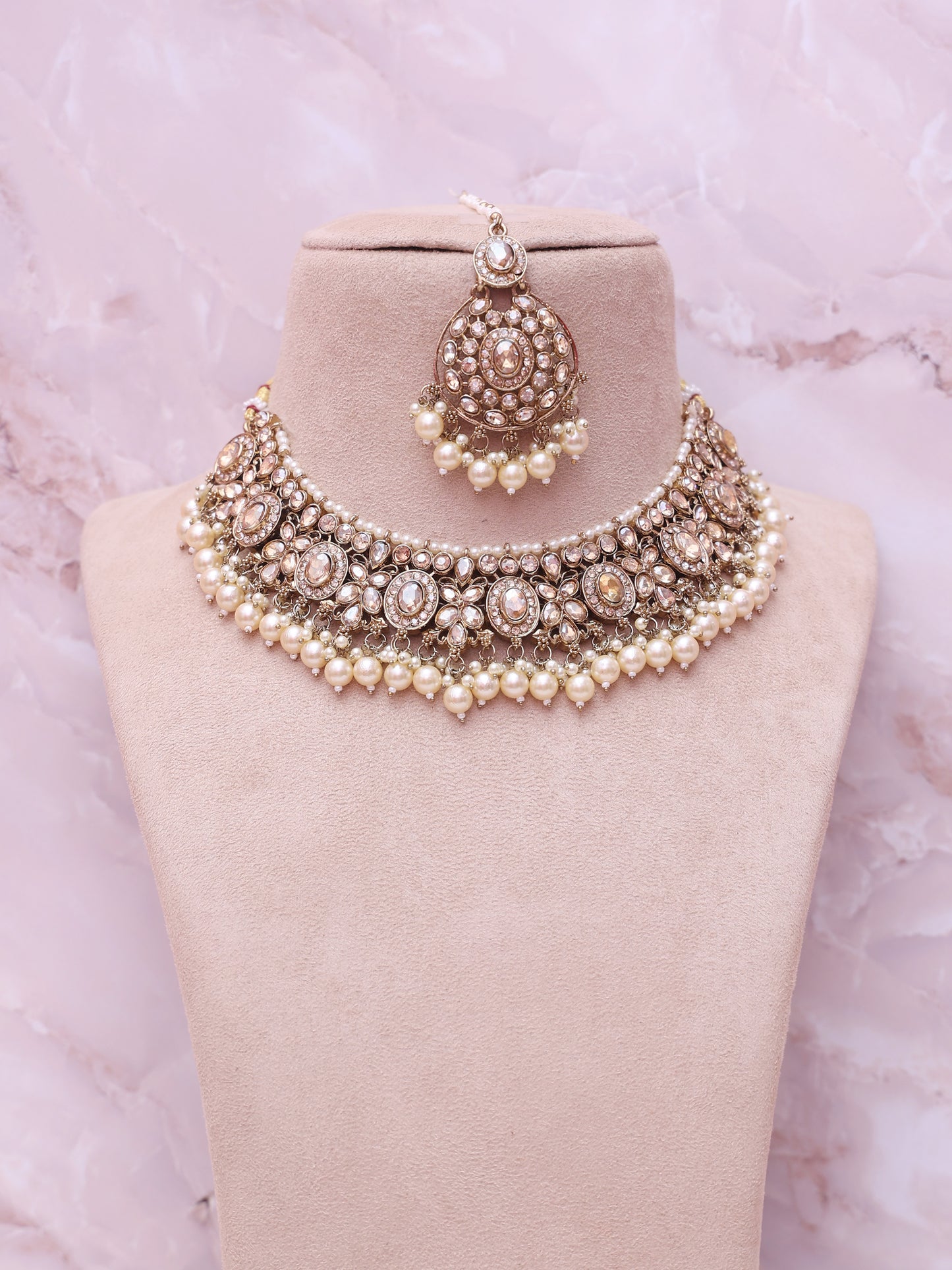 Golden Laboni Necklace Set