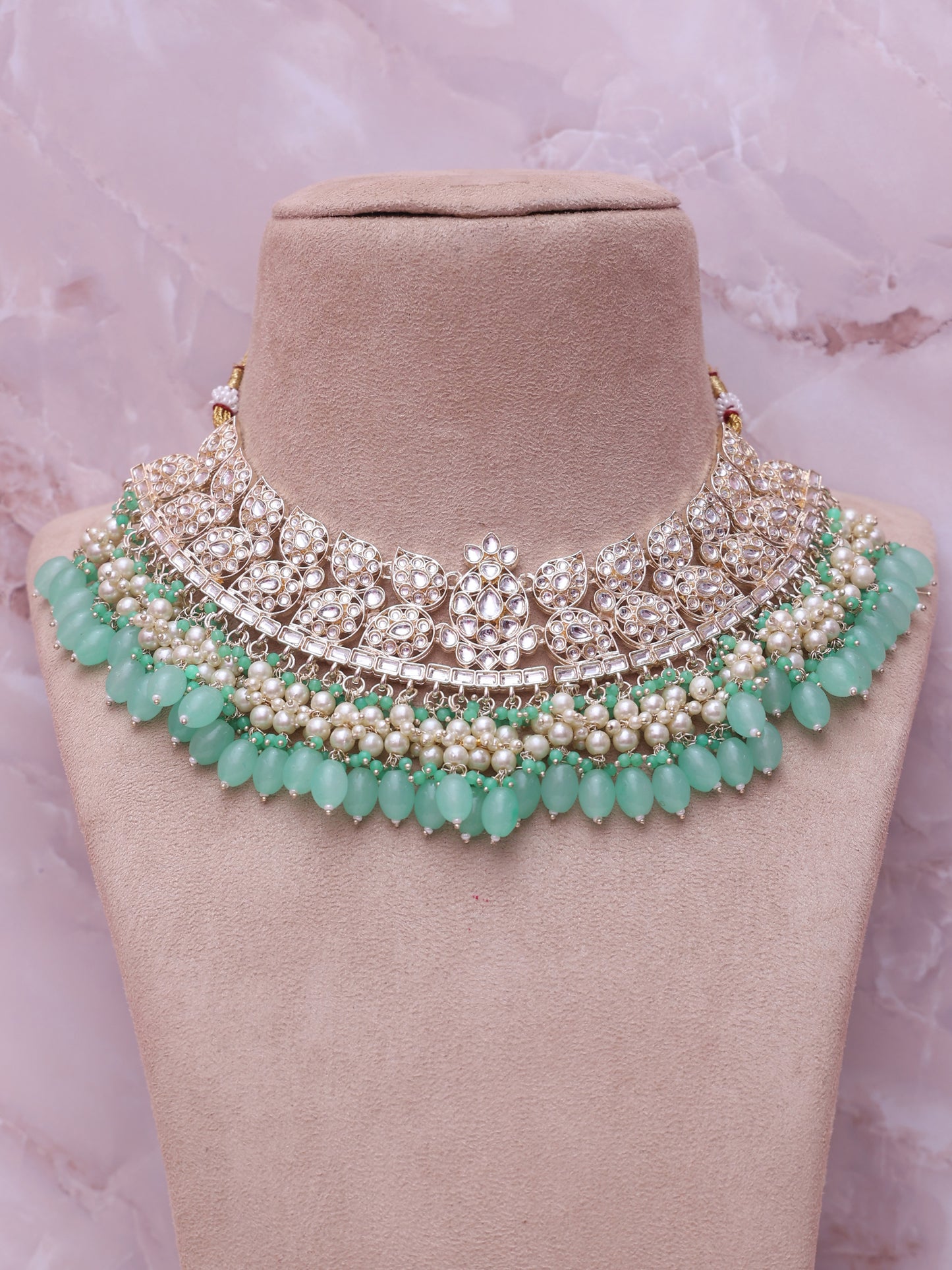 Mint Inchara Necklace Set