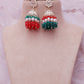 Red and Green Wahida Necklace Set