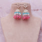 Pink and Blue Wahida Necklace Set