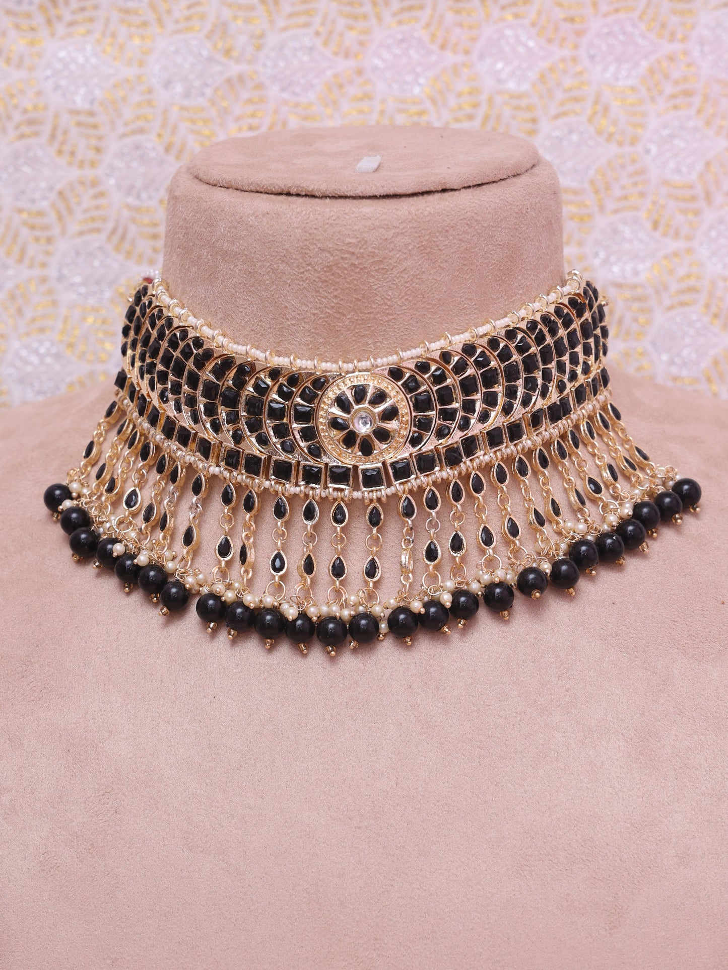 Black Sadhaka Necklace Set