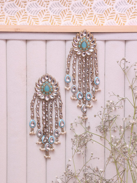 Turquoise Iksula Designer Earrings