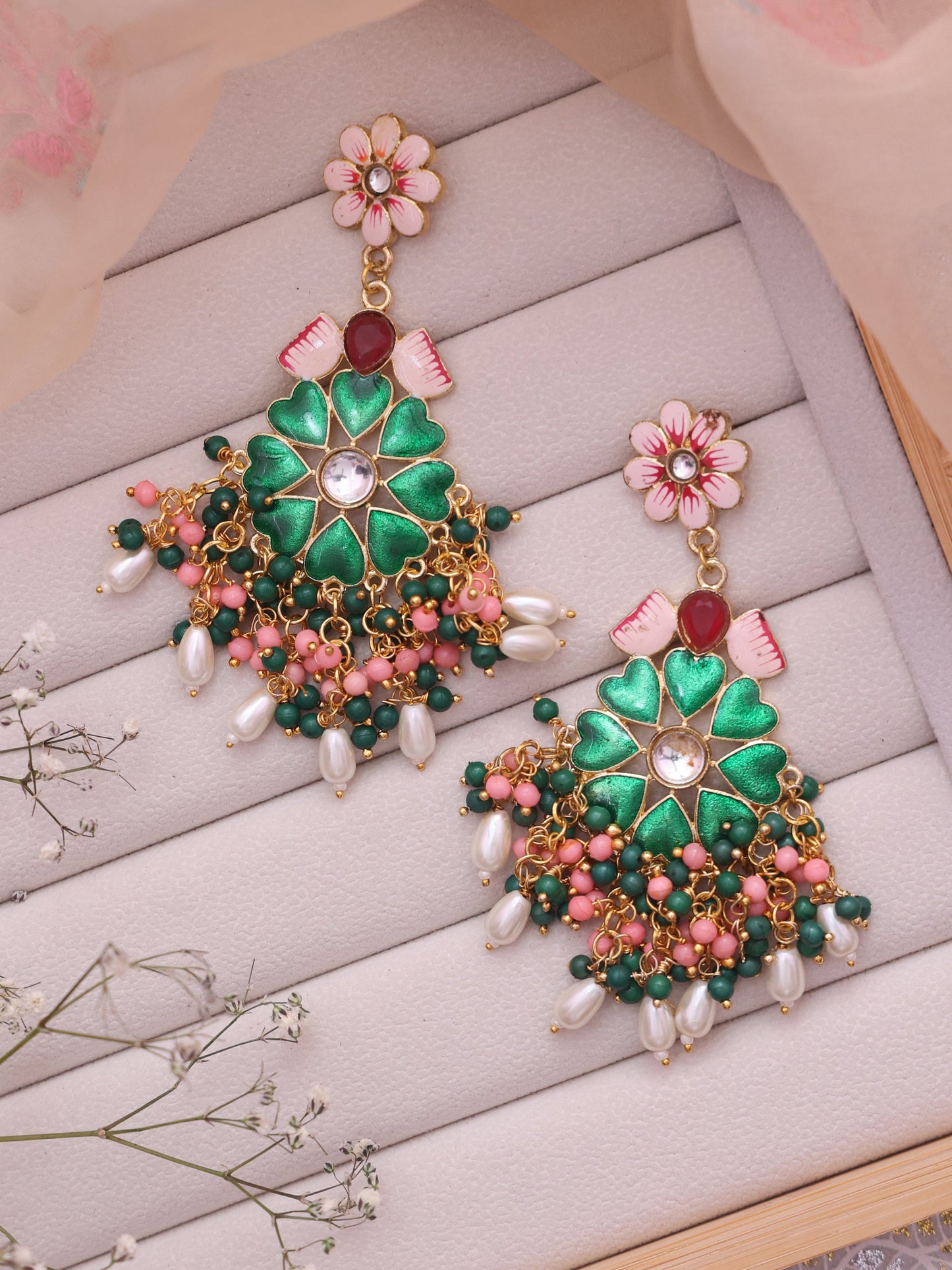 Multicolor Haniya Designer Earrings