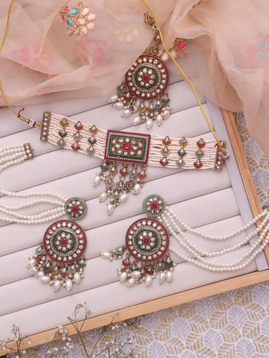 Red & Green Vaishali Necklace