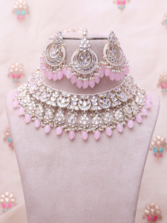 Baby Pink Jemma Necklace Set