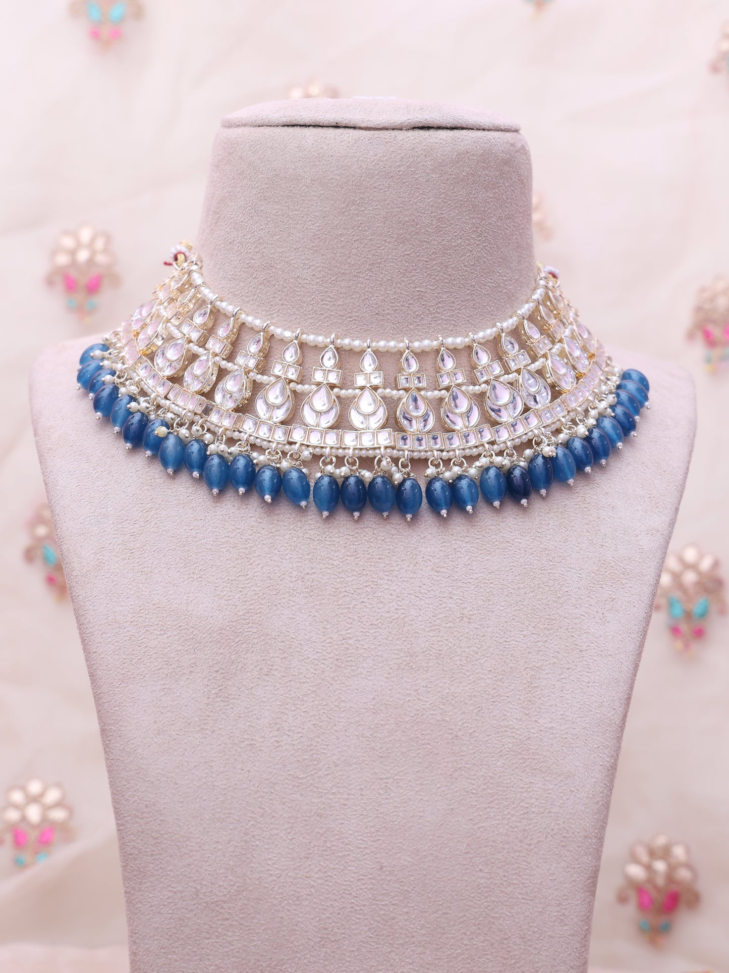 Classic Blue Zilpah Necklace Set