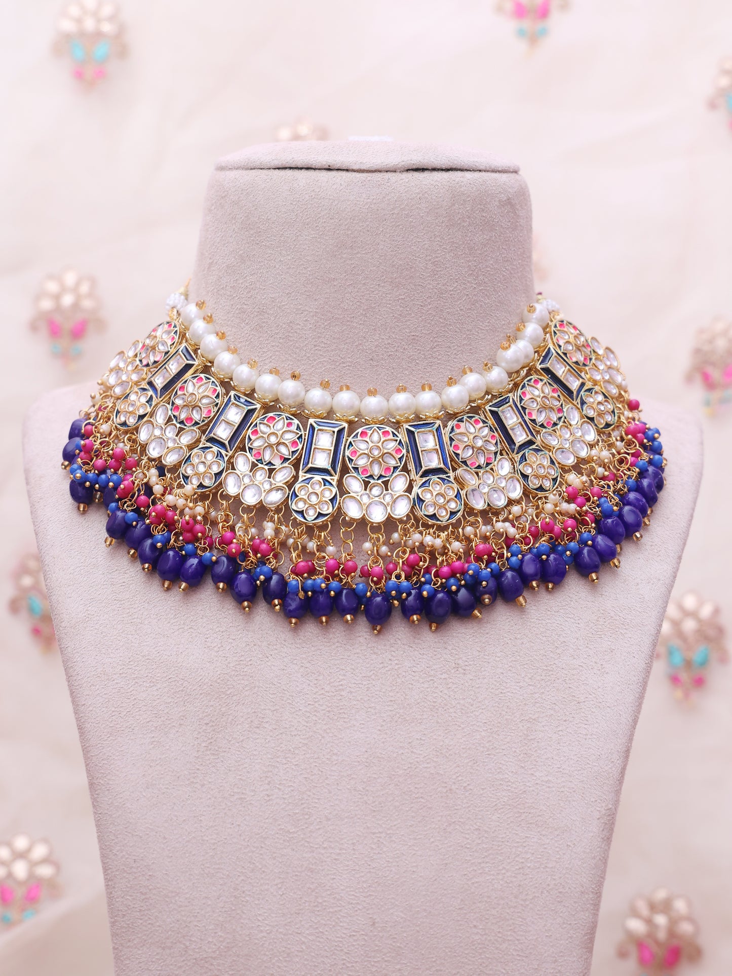 Blue Ariya Necklace Set