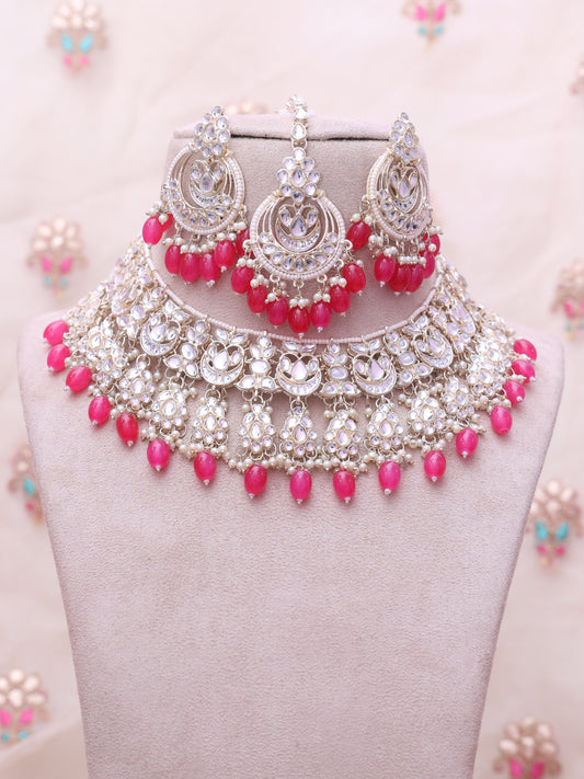 Pink Jemma Necklace Set