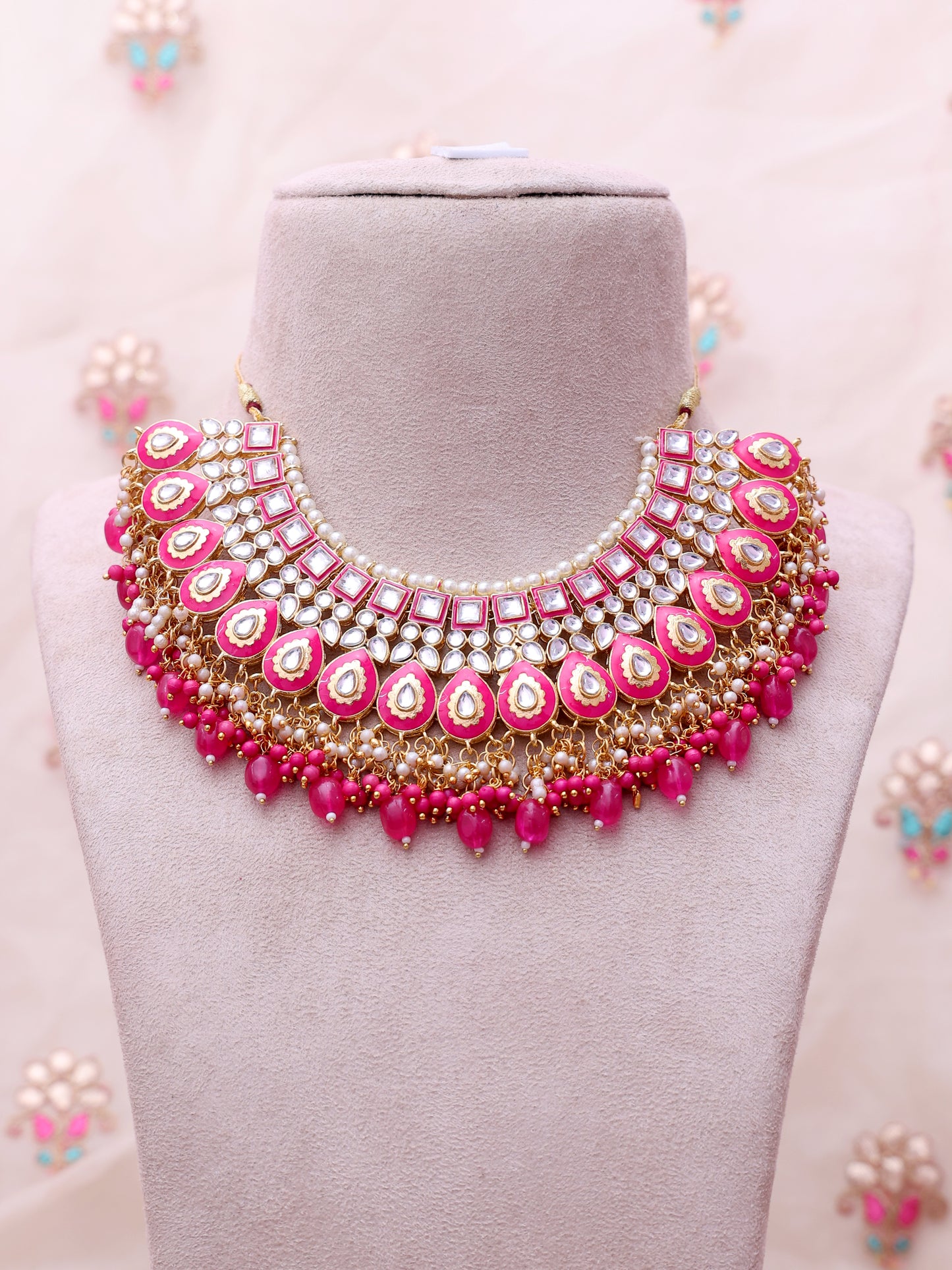 Pink Aurora Necklace Set