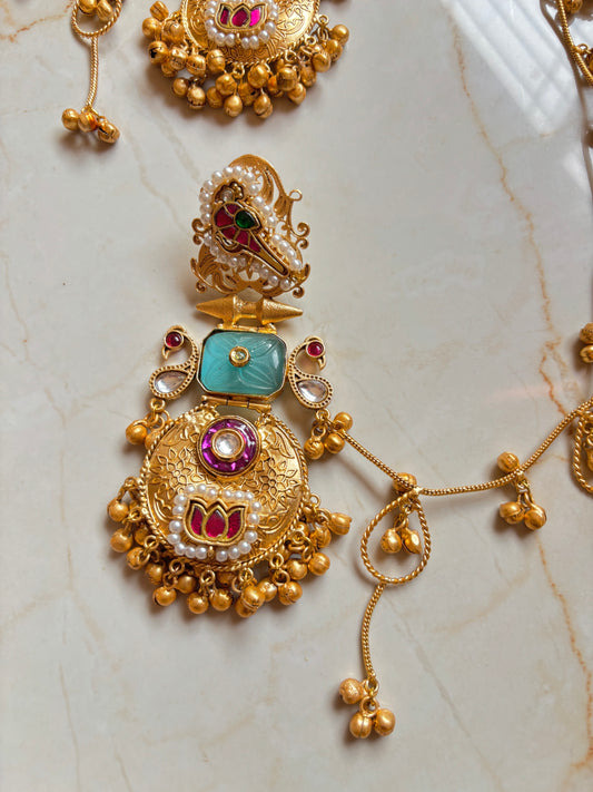 Trisha Kashmiri Premium Brass Earrings