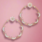 Baby Pink Chandsiya Designer Earrings