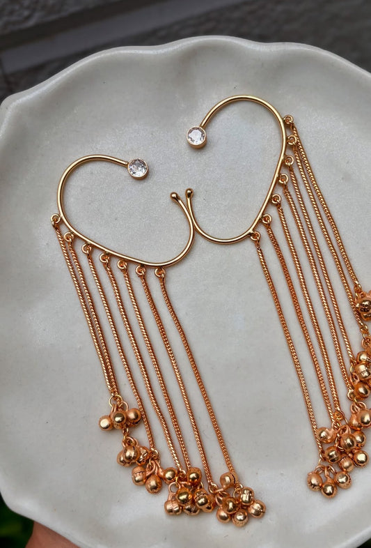 Gul Kashmiri Premium Brass Earcufss
